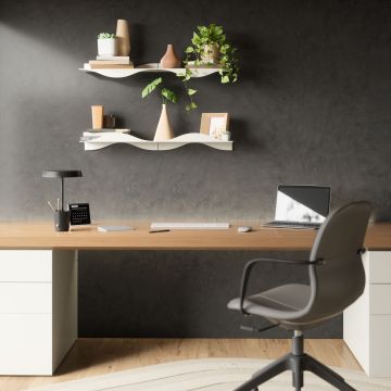 UMBRA SURF Метални рафтове сет 2бр, пясъчен