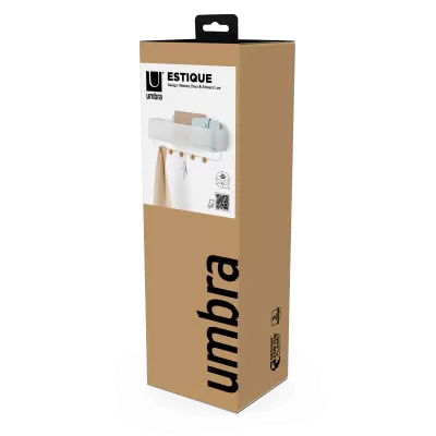 UMBRA ESTIQUE  Стенен органайзер, бял