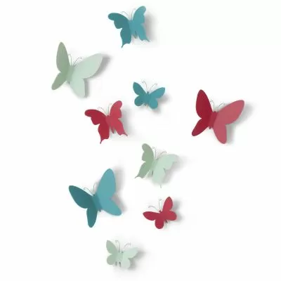 UMBRA MARIPOSA WALL DECOR (9) ASST