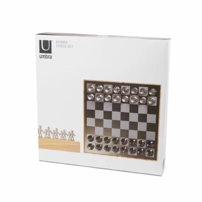 UMBRA BUDDY CHESS SET NATURAL