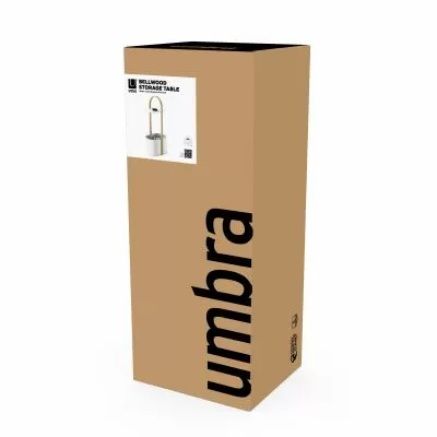 UMBRA BELLWOOD Помощна масичка, бял