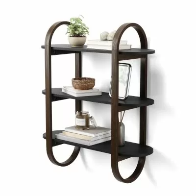 UMBRA BELLWOOD WALL SHELF BLK/WAL