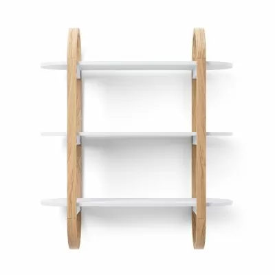 UMBRA BELLWOOD WALL SHELF WHT/NAT