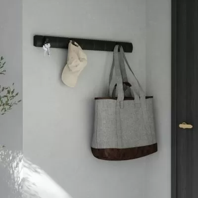 UMBRA Flip 8 Стенна закачалка, черен 