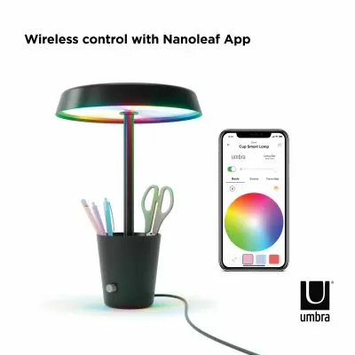 UMBRA CUP LAMP Смарт лампа, черен