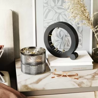 UMBRA FERRIS Органайзер за бижута, черен