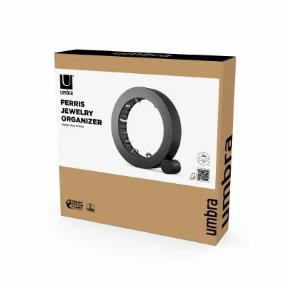 UMBRA FERRIS Органайзер за бижута, черен