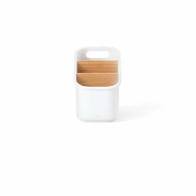 UMBRA BELLWOOD UTENSIL HOLDER  WHT/NAT