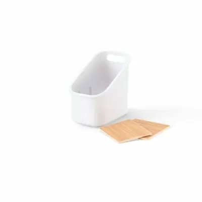 UMBRA BELLWOOD UTENSIL HOLDER  WHT/NAT