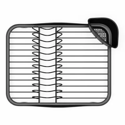 UMBRA SINKIN DISH RACK BLACK