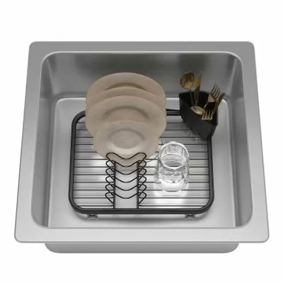 UMBRA SINKIN DISH RACK BLACK