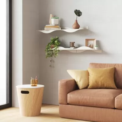 UMBRA SURF Метални рафтове сет 2бр, пясъчен