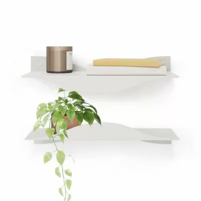 UMBRA SURF Метални рафтове сет 2бр, пясъчен