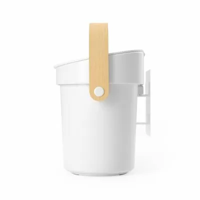 UMBRA BELLWOOD Кош за хранителни отпадъци и компост, бял