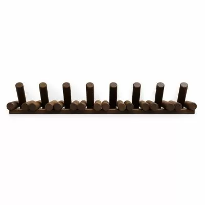 UMBRA PICKET 8 Стенна закачалка, орех