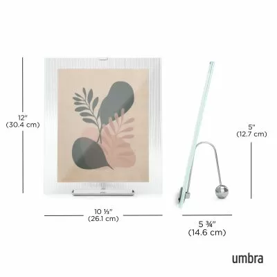 UMBRA FLUTE – завършен фотосет 10×15,13×18, 20×25, хром 