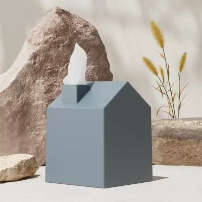 Слейт блу кухненски сет 3 - JOEY Кухненски диспенсър с място за гъба + UDRY Сгъваем сушилник за съдове +CASA Капак за салфетки