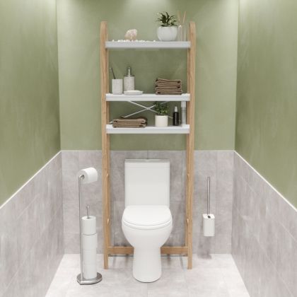 UMBRA BELLWOOD OVER THE TOILET SHELF WHT/NAT