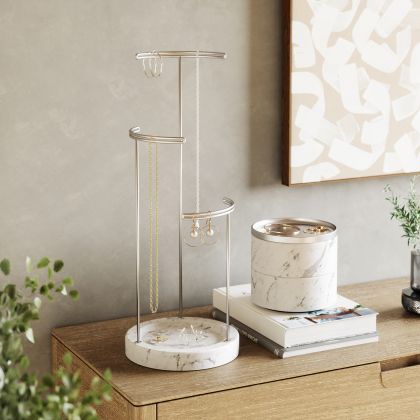 UMBRA TESORA JWL STAND WHT/NKL