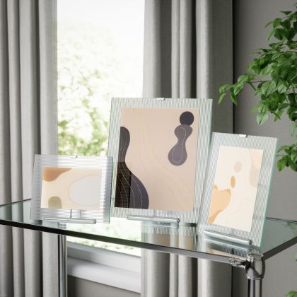 UMBRA FLUTE PICTURE FRAME 5X7 CHROME