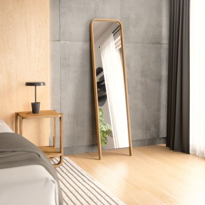UMBRA BELLWOOD LEANING MIRROR NATURAL