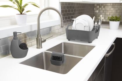 UMBRA TUB DISH RACK CHARCOAL