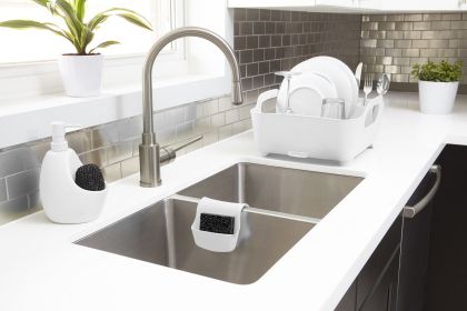 UMBRA TUB Отцедник за мивка, бял