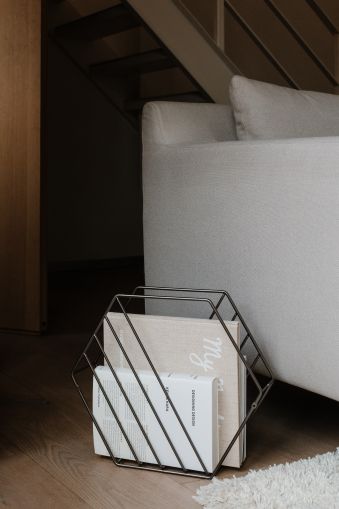 UMBRA ZINA MAGAZINE RACK MTL TTNM