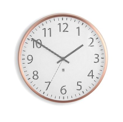 UMBRA PERFTIME Стенен часовник, мед