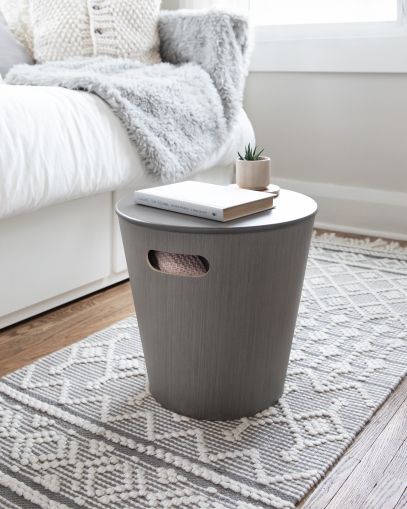 UMBRA WOODROW STORAGE STOOL Табуретка с ракла, сив