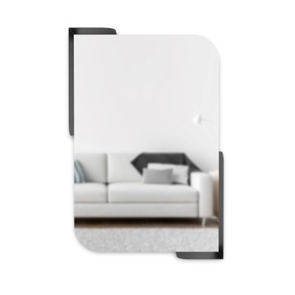 UMBRA ALCOVE MIRROR 30x20 BLACK