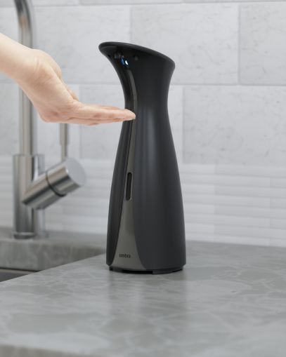 UMBRA OTTO AUTOMATIC SOAP DISP 8.5 oz BLK/CHAR
