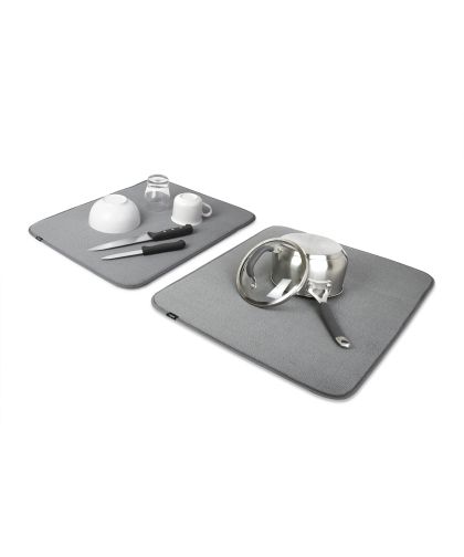 UMBRA UDRY 2PK MAT 18x24 REM  CHARCOAL