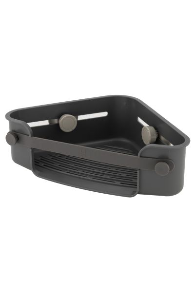 UMBRA FLEX GEL-LOCK CORNER BIN  CHARCOAL