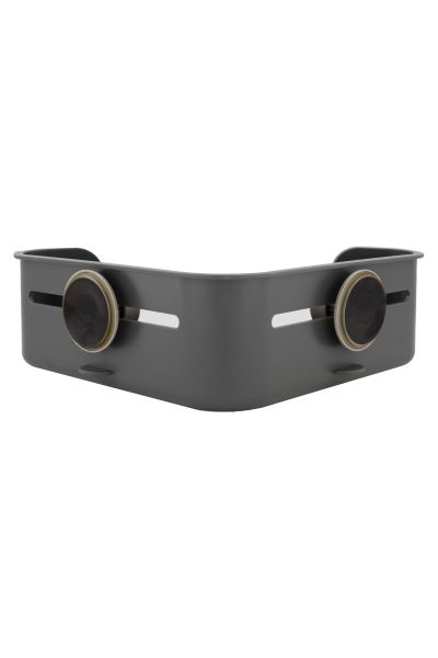 UMBRA FLEX GEL-LOCK CORNER BIN  CHARCOAL