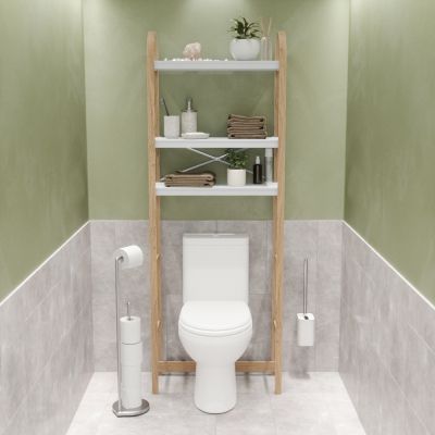 UMBRA BELLWOOD OVER THE TOILET SHELF WHT/NAT