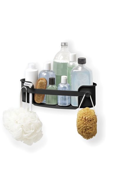 UMBRA FLEX GEL-LOCK CORNER BIN BLACK