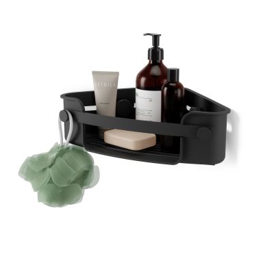 UMBRA FLEX GEL-LOCK CORNER BIN BLACK