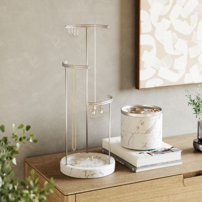 UMBRA TESORA JWL STAND WHT/NKL