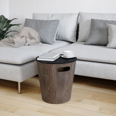 UMBRA WOODROW STORAGE STOOL Табуретка с ракла, орех