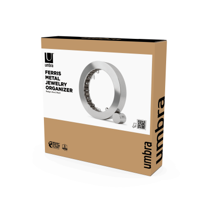 UMBRA EWELRY ORGANIZER METAL CHROME