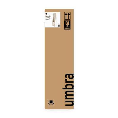 UMBRA BELLWOOD LEANING MIRROR NATURAL