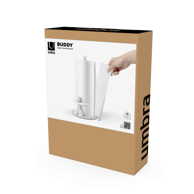 UMBRA BUDDY PAPER TWL HLDR KD WHITE