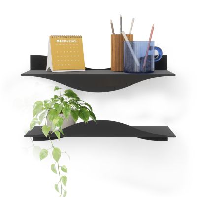 UMBRA SURF SHELF (SET OF 2) BLACK