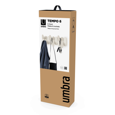UMBRA TEMPO 6 Стенна закачалка, пясъчен
