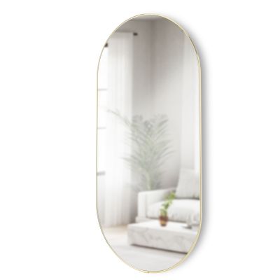 UMBRA HUBBA PILL MIRROR 62x18  BRASS