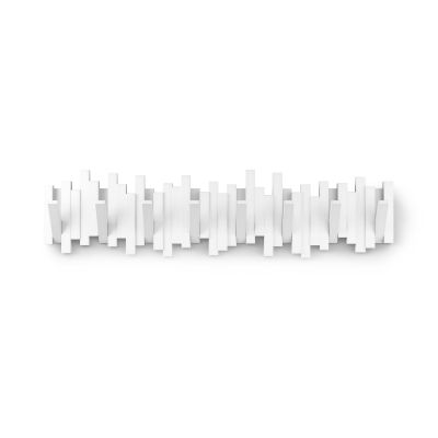 UMBRA STICKS 8 Стенна закачалка, бял