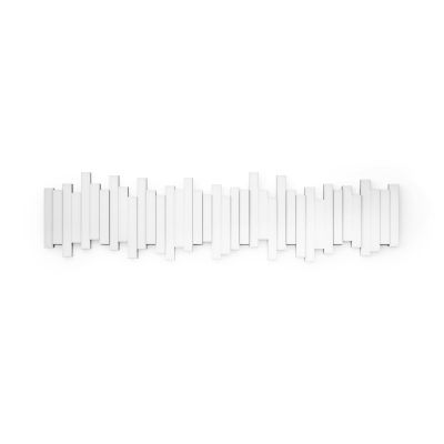 UMBRA STICKS 8 Стенна закачалка, бял