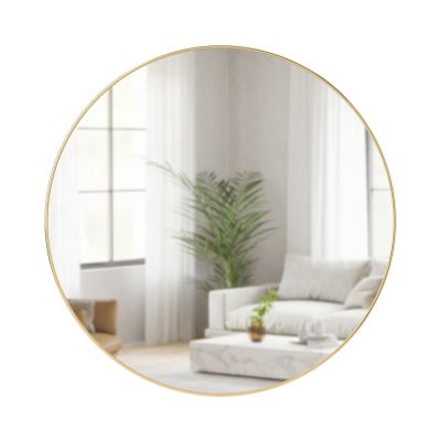 UMBRA HUBBA Стенно огледало 86 см, златен