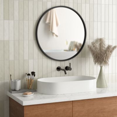 UMBRA HUB Стенно огледало 61см, черен